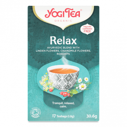Суміш трав'яна Yogi Tea Relax органічна