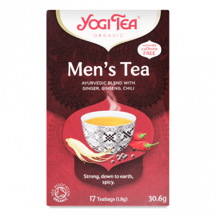 Суміш трав'яна Yogi Tea Men's Tea органічна