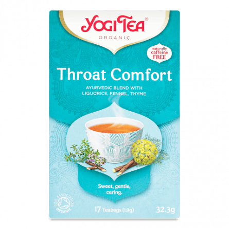 Суміш трав'яна Yogi Tea Throat Comfort органічна