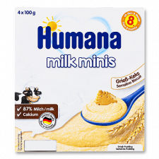 Пудинг Humana Milk minis манний з печивом mini slide 1