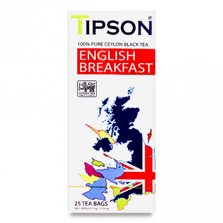 Чай чорний Tipson English Breakfast цейлонський