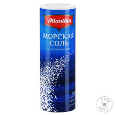 Сіль морська Атлантика дрібна 250г mini slide 1