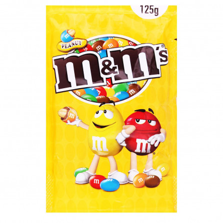Драже MM's с арахисом и молочным шоколадом в хрустящей разноцветной глазури 125г