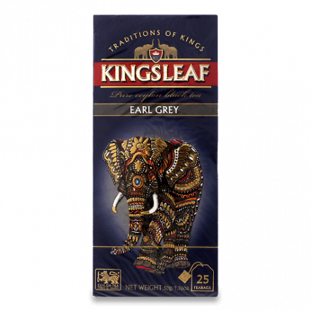 Чай чорний kingsleaf Earl grey slide 1