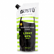 Соус Gusto Light майонезний 40% mini slide 1