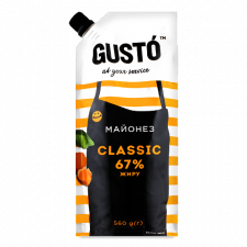 Майонез Gusto Classic 67% mini slide 1