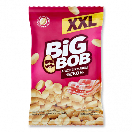 Арахіс Big Bob смажений зі смаком бекону slide 1