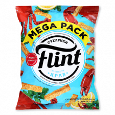 Сухарики Flint зі смаком краба mini slide 1