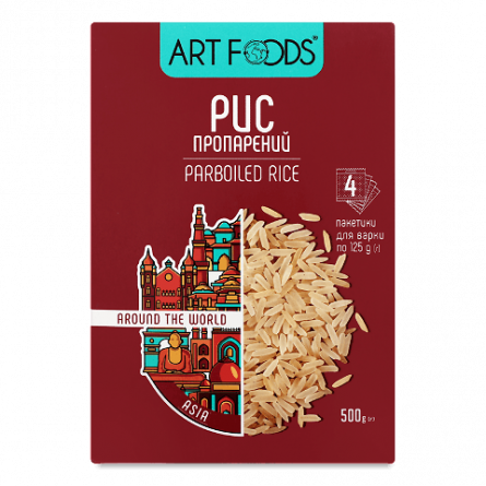 Рис Art Foods пропарений