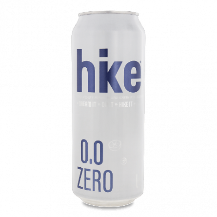 Пиво Hike Zero 0.0 світле безалкогольне з/б