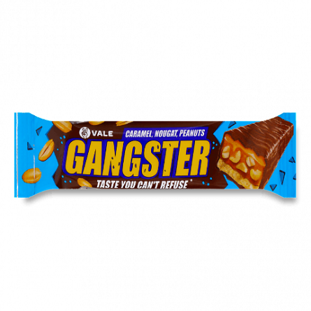 Батончик Vale Gangster з арахісом-нугою-карамеллю