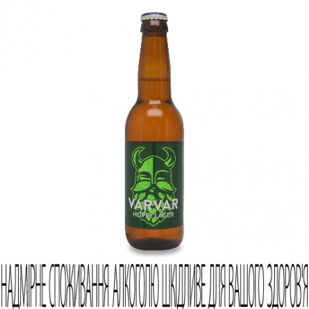 Пиво Varvar Hoppy Lager світле нефільтроване 5,6% slide 1