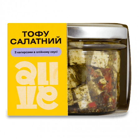 Тофу «Лавка традицій» Alive салатний з каперсами в олійному соусі