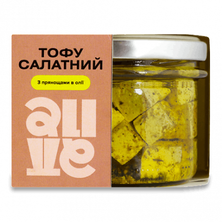 Тофу «Лавка традицій» Alive салатний з прянощами в олії