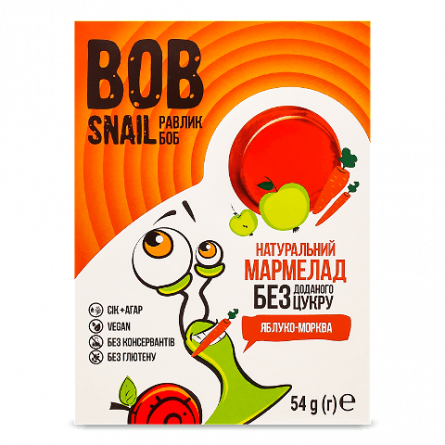 Мармелад Bob Snail яблуко-морква