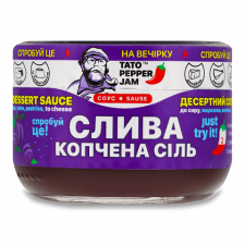 Джем-соус TatoPepperJam слива і копчена сіль mini slide 1