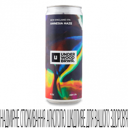 Пиво Underwood Brewery Amnesia Haze світле нефільтроване з/б slide 1