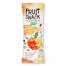 Батончик Fruit Snack яблуко-вівсяні пластівці-насіння льону та соняшнику mini slide 1