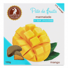 Мармелад Shoud'e Pate de fruits манго в шоколаді mini slide 1