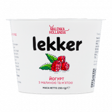 Йогурт Lekker малина-м'ята 3% mini slide 1