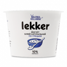 Йогурт Lekker по-грецьки білий 10% mini slide 1