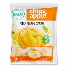 Чипси яблучні Gadz солодкі mini slide 1