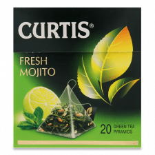 Чай зелений Curtis «Фреш Мохіто» з додаванням рослинної сировини mini slide 1
