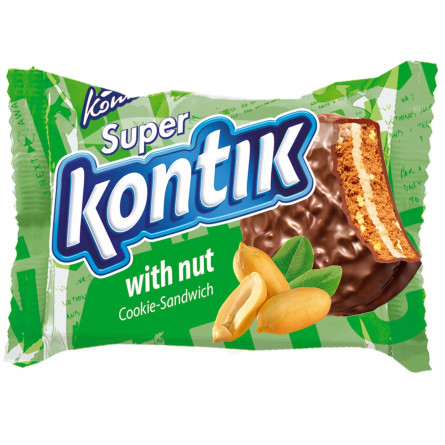 Печенье-сэндвич Super Kontik с орехом 50г slide 1