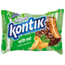 Печенье-сэндвич Super Kontik с орехом 50г mini slide 1