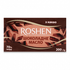 Масло Roshen солодковершкове з какао шоколадне 70% mini slide 1