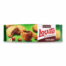 Печиво Roshen Lovita Soft Cream Cookies hazelnut mini slide 1