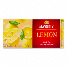 Чай чорний «Майский» «Лимон» mini slide 1