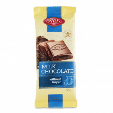 Шоколад «АВК» молочний без цукру mini slide 1