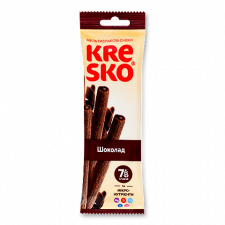 Печиво «АВК» Kresko хрусткі трубочки з шоколадним смаком mini slide 1