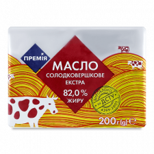 Масло солодковершкове «Премія»® «Екстра» 82% mini slide 1