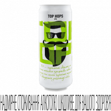 Пиво Beermaster Brewery Top Hops світле н/ф з/б mini slide 1