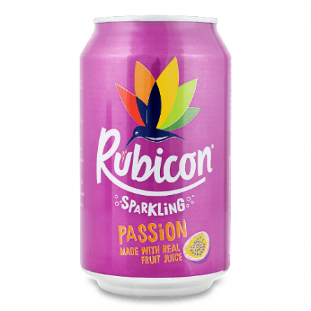 Напій Rubicon Passion Fruit сильногазований з/б slide 1