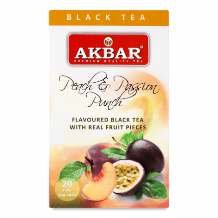 Чай чорний Akbar Peach&Passion Punch