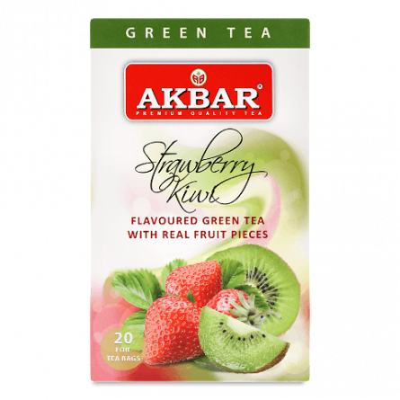 Чай зелений Akbar Strawberry-Kiwi