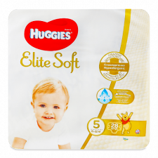 Підгузки Huggies Elite Soft 5 (15-22 кг) mini slide 1