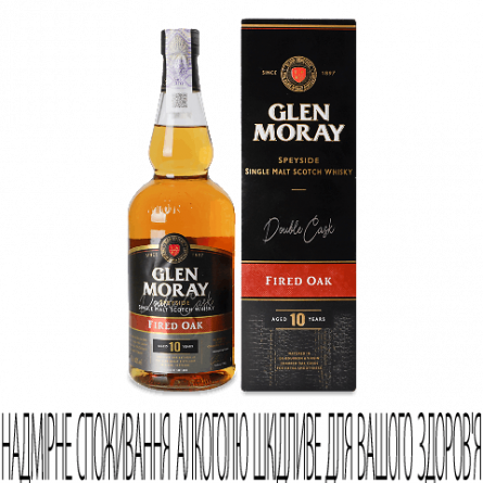 Віскі Glen Moray Fired Oak 10 Years Old