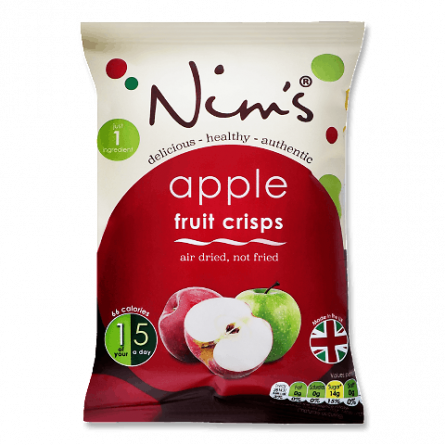 Чипси фруктові Nim's з яблука slide 1