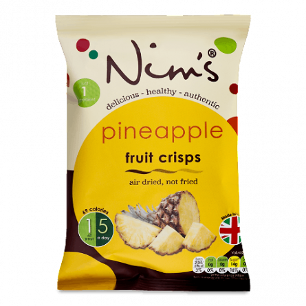 Чипси фруктові Nim's з ананаса slide 1