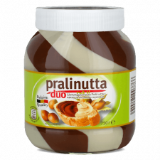 Паста Pralinutta Duo шоколадна з молочним какао і лісовим горіхом mini slide 1