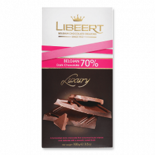Шоколад чорний Libeert 70% mini slide 1