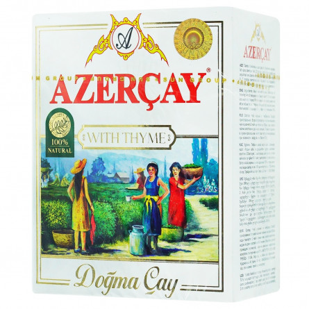 Чай чорний Азерчай з чебрецем 100г