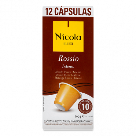 Кава мелена Nicola Rossio в капсулах
