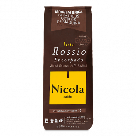 Кава мелена Nicola Blend Rossio смажена натуральна
