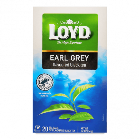 Чай чорний Loyd New Sense Earl Grey Ra «Бергамот» slide 1