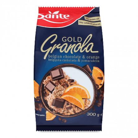 Гранола Sante Gold бельгійський шоколад-апельсин